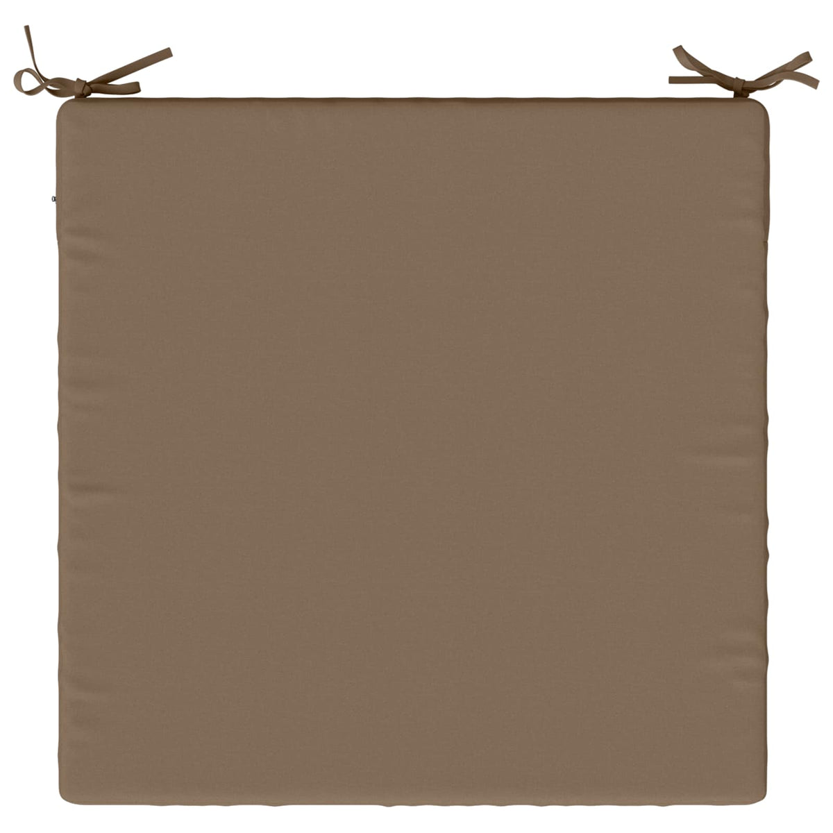 vidaXL 1-Piece Seat Cushion SOEST 100% Polyester Taupe 80 x 80 x 7 cm