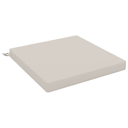 vidaXL 1-Piece Seat Cushion SOEST 100% Polyester White 80 x 80 x 7 cm