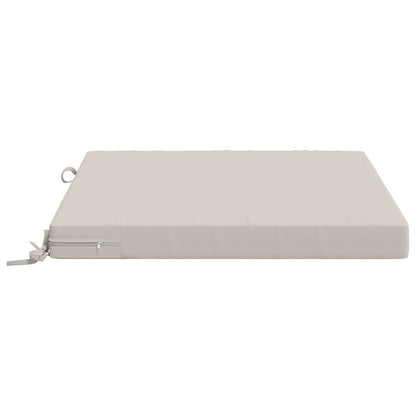 vidaXL 1-Piece Seat Cushion SOEST 100% Polyester White 80 x 80 x 7 cm