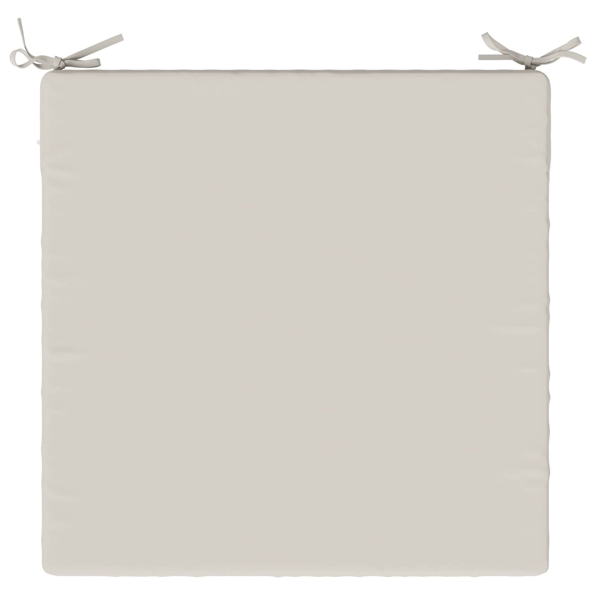 vidaXL 1-Piece Seat Cushion SOEST 100% Polyester White 80 x 80 x 7 cm