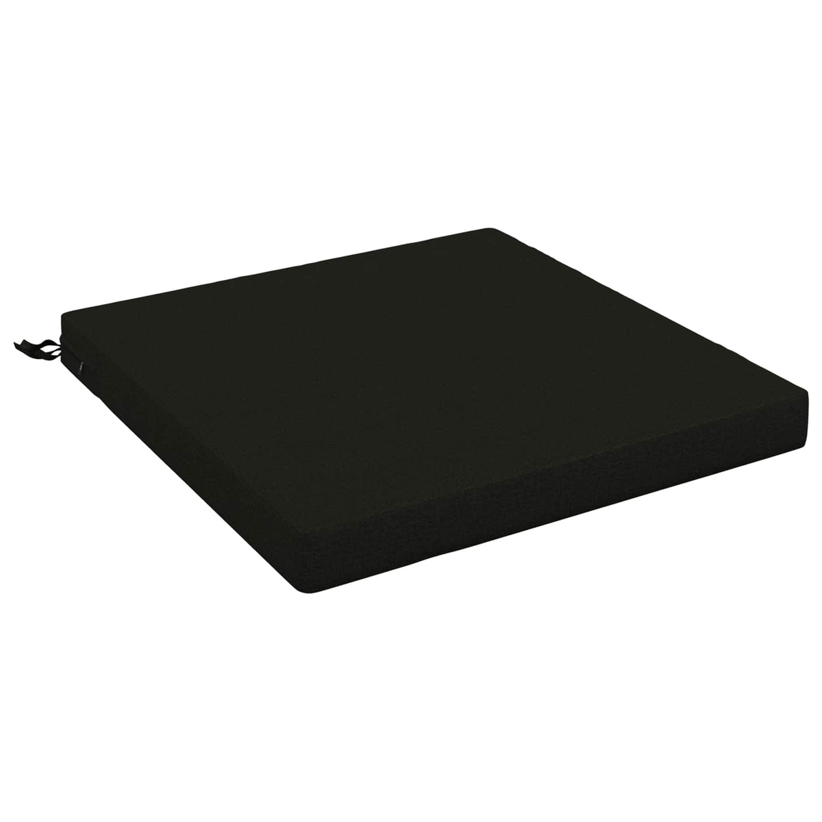 vidaXL 1-Piece Seat Cushion SOEST 100% Polyester Black 80 x 80 x 7 cm