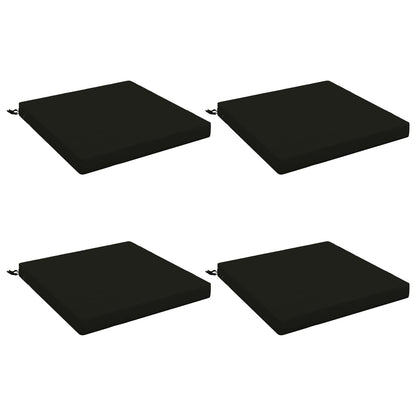 vidaXL 4-Piece Seat Cushions SOEST 4 pcs 100% Polyester Black
