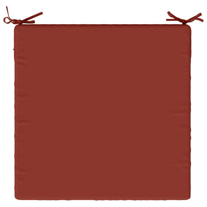 vidaXL 1-Piece Seat Cushion SOEST 100% Polyester Red 80 x 80 x 7 cm