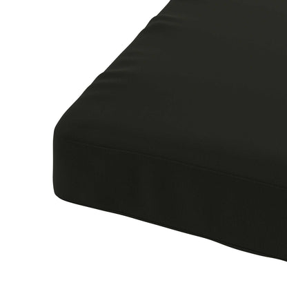 vidaXL 1-Piece Seat Cushion SOEST 100% Polyester Black 80 x 80 x 7 cm