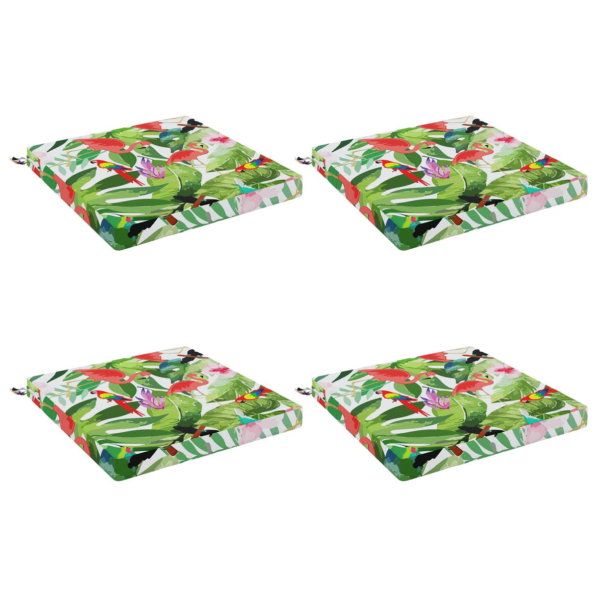 vidaXL 4-Piece Seat Cushions SOEST 4 pcs 100% Polyester Multicolour