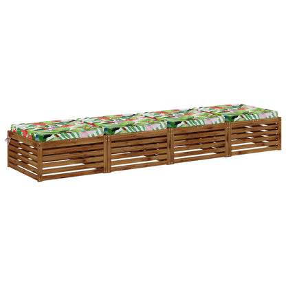 vidaXL 4-Piece Seat Cushions SOEST 4 pcs 100% Polyester Multicolour
