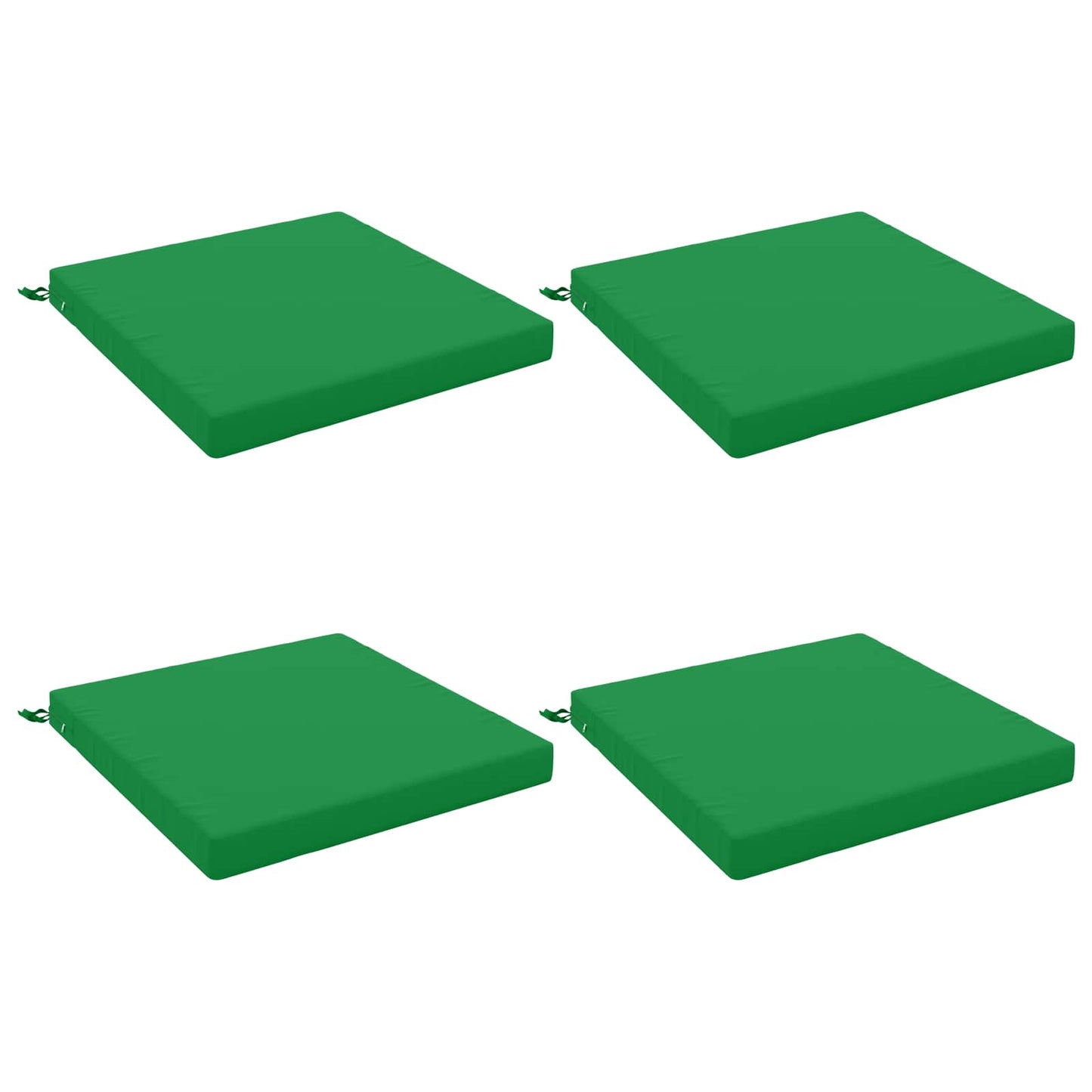 vidaXL 4-Piece Seat Cushions SOEST 4 pcs 100% Polyester Green