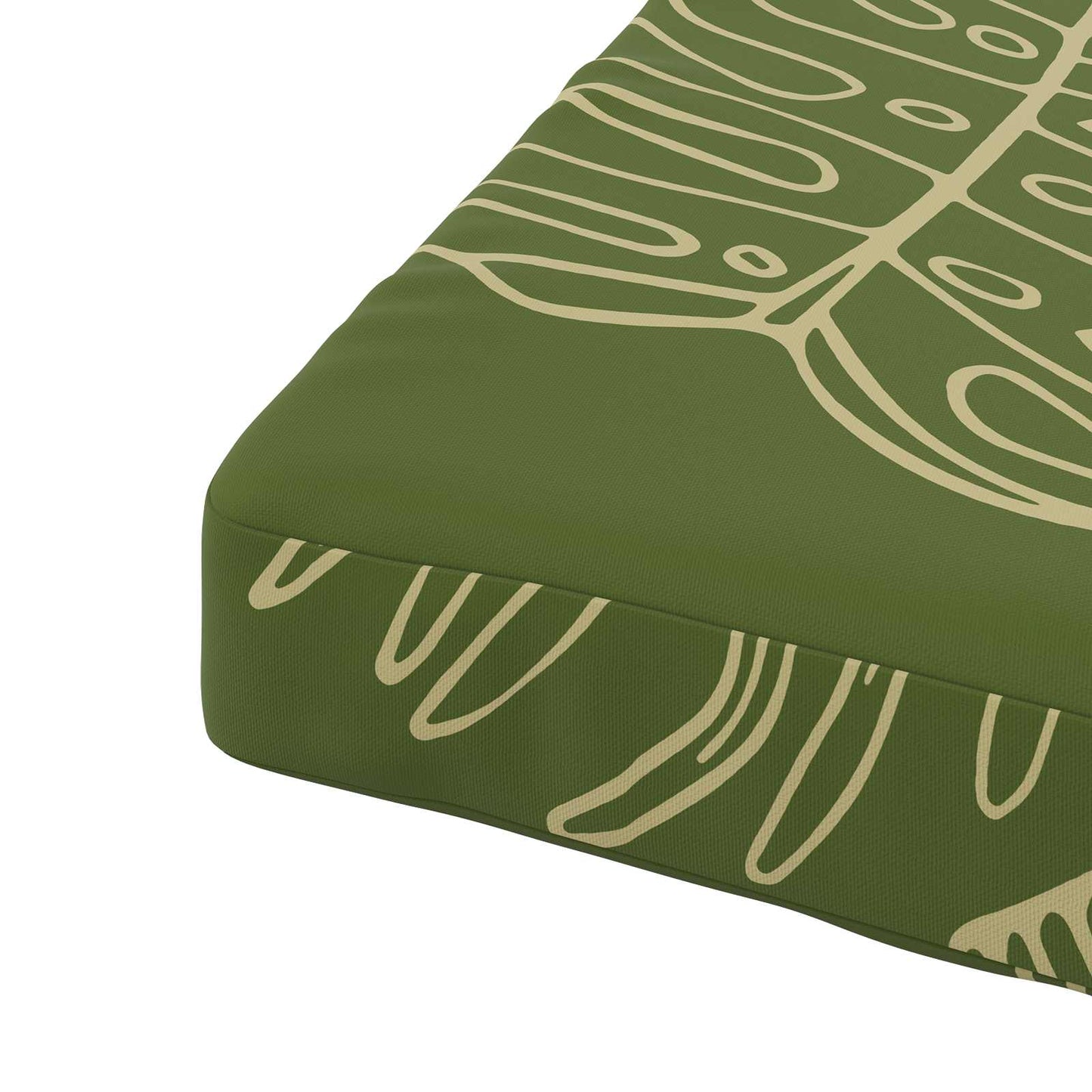 vidaXL 4-Piece Seat Cushions SOEST 4 pcs 100% Polyester Leaf Design