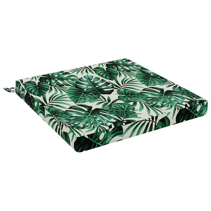 vidaXL 1-Piece Seat Cushion SOEST 100% Polyester Leaf Pattern
