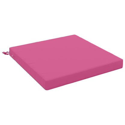 vidaXL 1-Piece Seat Cushion SOEST 100% Polyester Pink 80 x 80 x 7 cm
