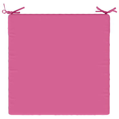 vidaXL 1-Piece Seat Cushion SOEST 100% Polyester Pink 80 x 80 x 7 cm