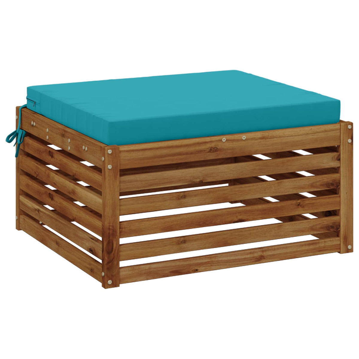 vidaXL 1-Piece Seat Cushion SOEST 100% Polyester Turquoise