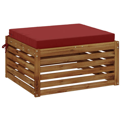vidaXL 1-Piece Seat Cushion SOEST 100% Polyester Wine Red