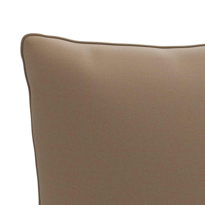 vidaXL Back Cushion PUTTEN 100% Polyester Taupe 40 x 40 x 15 cm