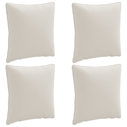 vidaXL 4-Piece Back Cushions PUTTEN 4 pcs 100% Polyester White
