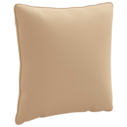 vidaXL 1-Piece Back Cushion PUTTEN 100% Polyester Sand 40 x 40 x 15 cm