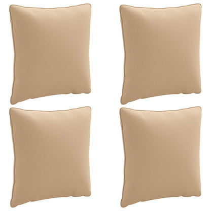 vidaXL 4-Piece Back Cushions PUTTEN 4 pcs 100% Polyester Sand