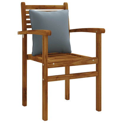 vidaXL 1-Piece Back Cushion PUTTEN 100% Polyester Blue 40 x 40 x 15 cm