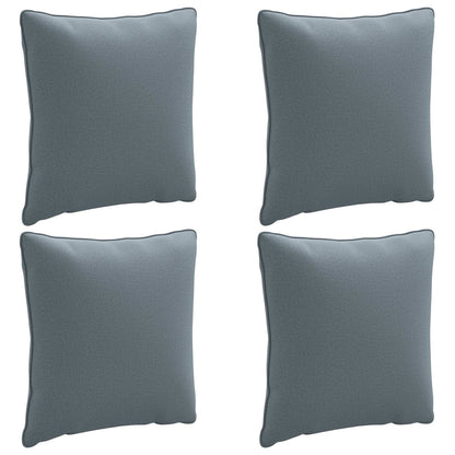 vidaXL 4-Piece Back Cushions PUTTEN 4 pcs 100% Polyester Blue