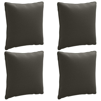 vidaXL 4-Piece Back Cushions PUTTEN 4 pcs 100% Polyester Anthracite