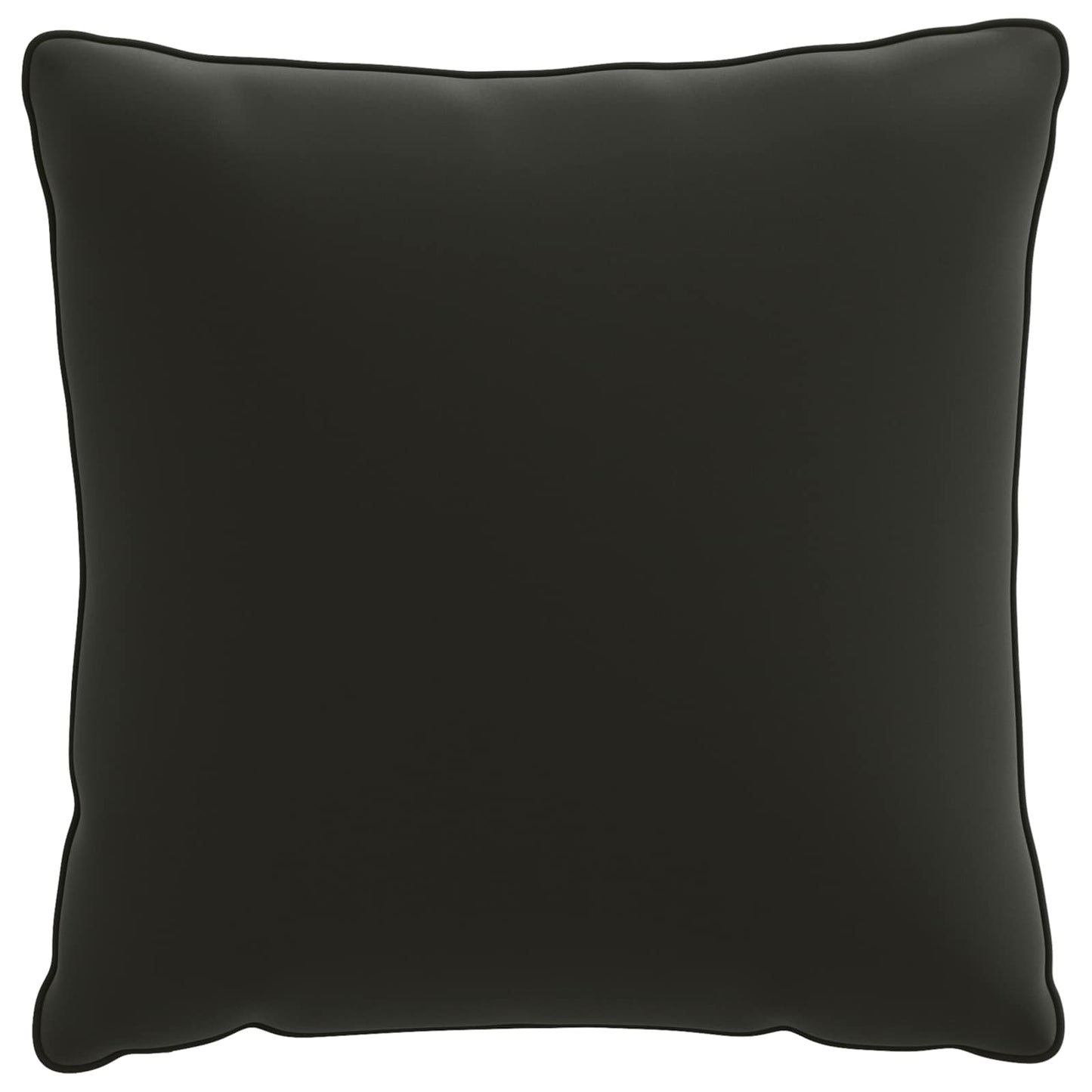 vidaXL 1-Piece Back Cushion PUTTEN 100% Polyester Black