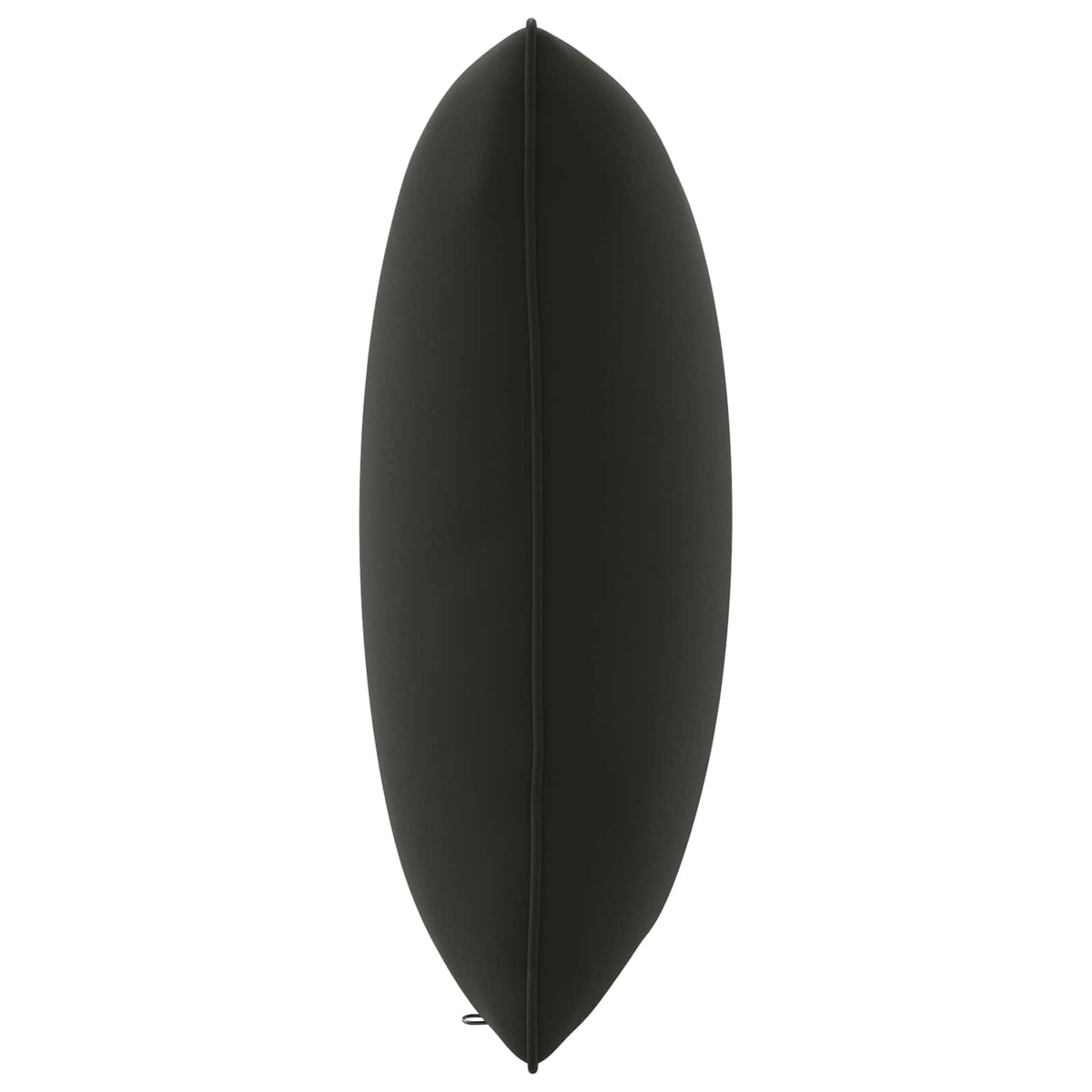 vidaXL Back Cushion PUTTEN 100% Polyester Black 40 x 40 x 15 cm