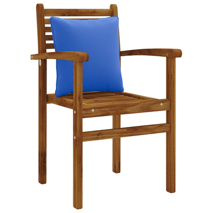 vidaXL 1-Piece Back Cushion PUTTEN 100% Polyester Royal Blue