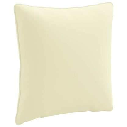 vidaXL Back Cushion PUTTEN 100% Polyester Cream 40 x 40 x 15 cm