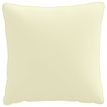vidaXL 4-Piece Back Cushions PUTTEN 4 pcs 100% Polyester Cream