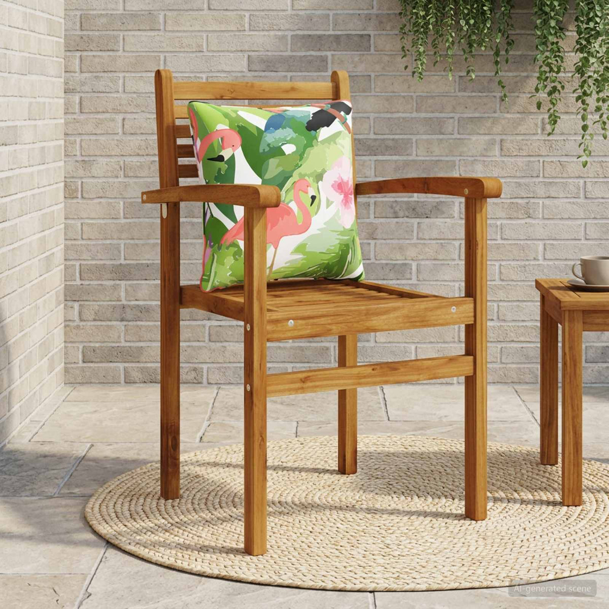 vidaXL 1-Piece Back Cushion PUTTEN 100% Polyester Multicolour