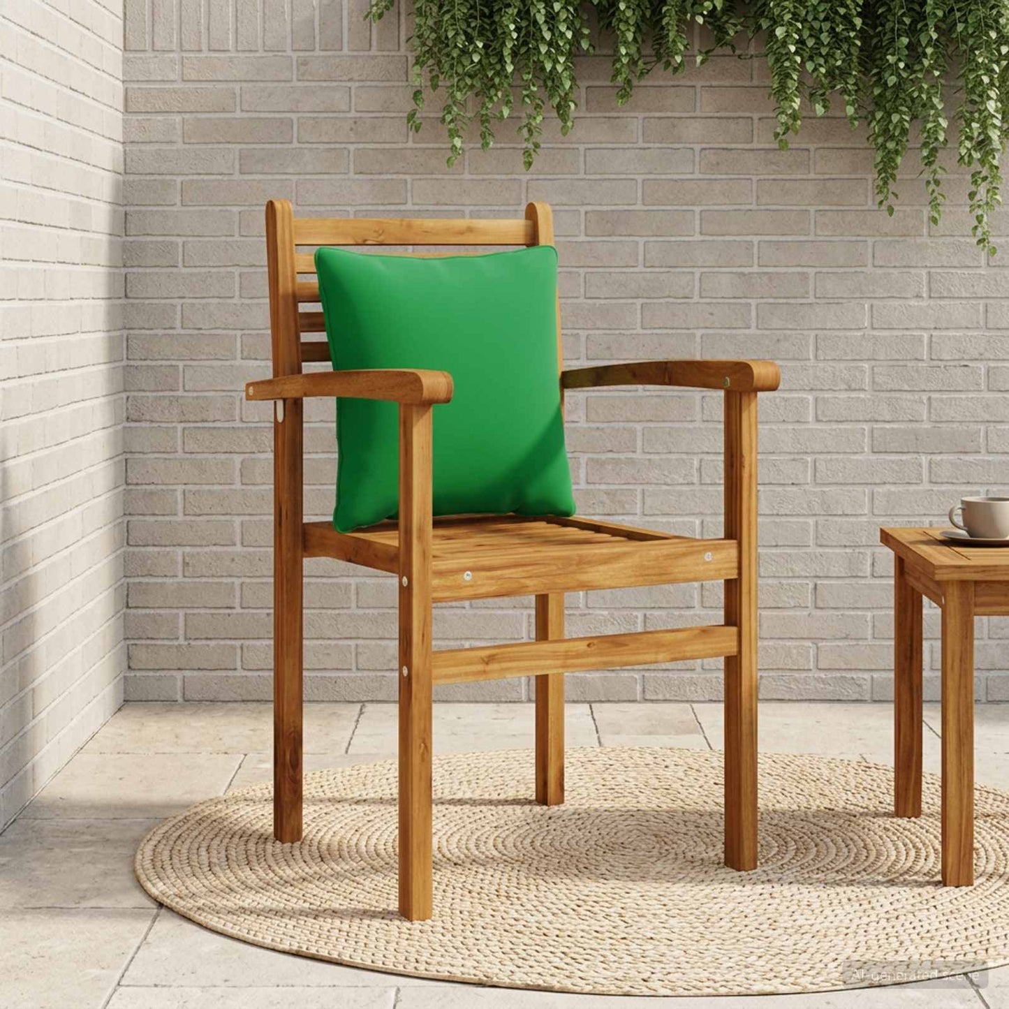 vidaXL 1-Piece Back Cushion PUTTEN 100% Polyester Green