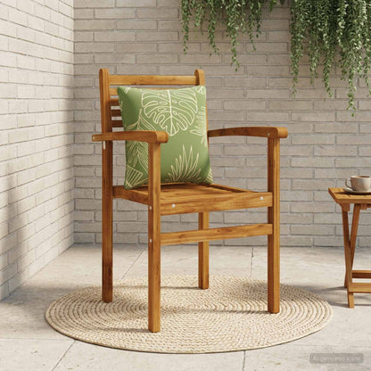 vidaXL 1-Piece Back Cushion PUTTEN 100% Polyester Leaf Design