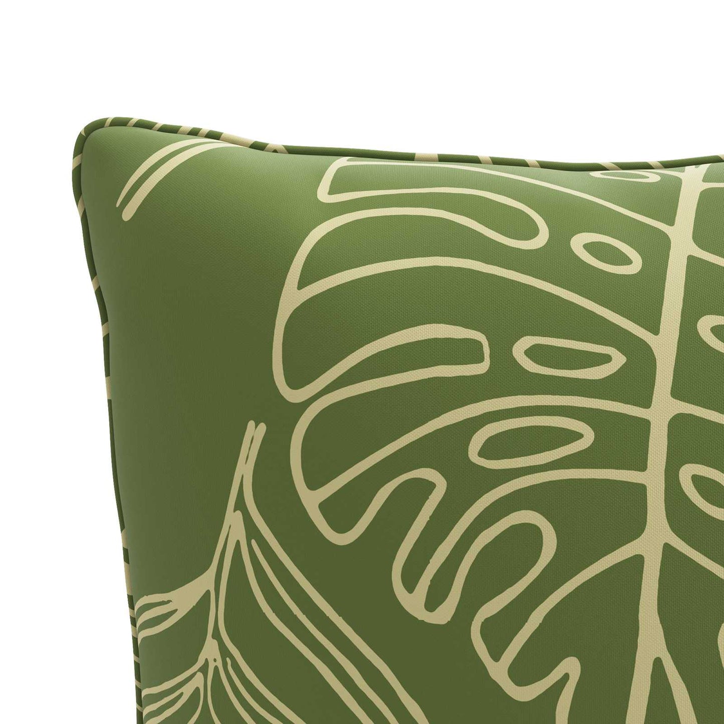 vidaXL 4-Piece Back Cushions PUTTEN 4 pcs 100% Polyester Leaf Design