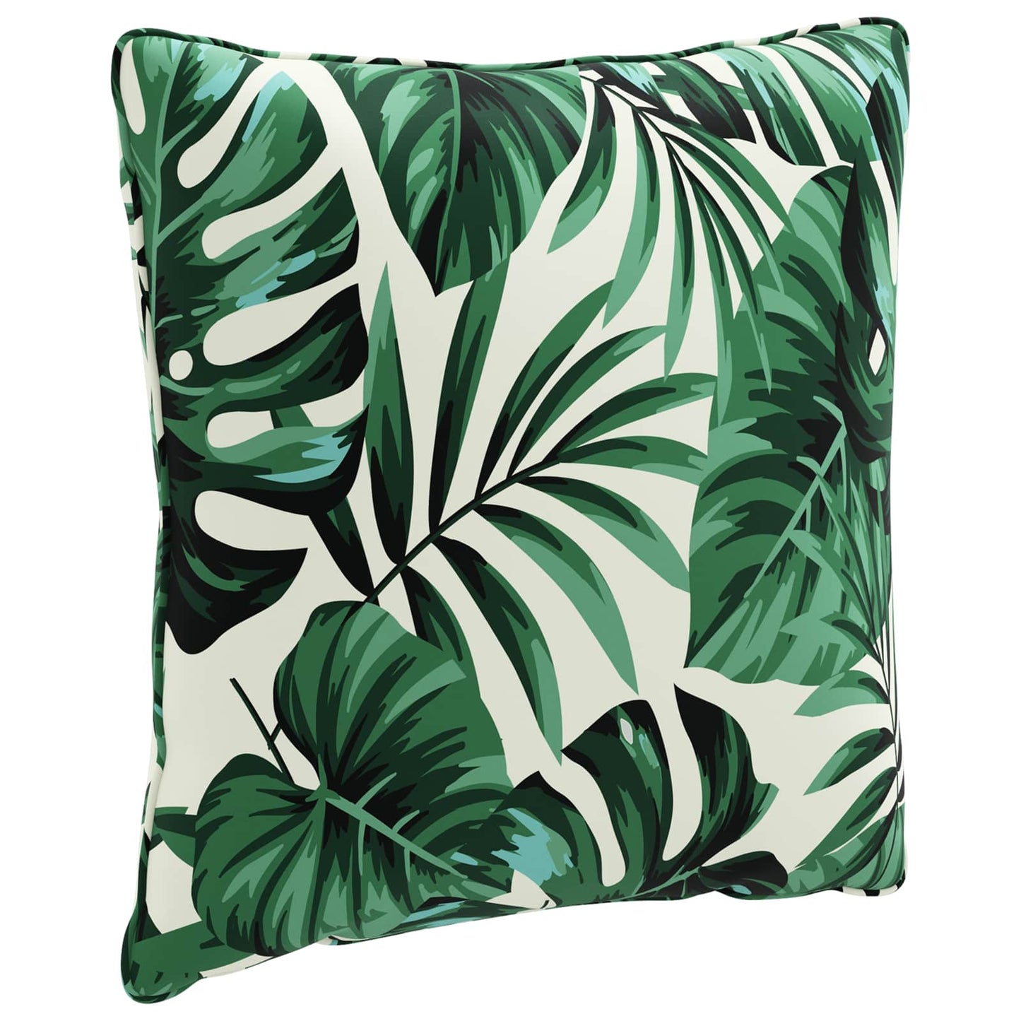 vidaXL 1-Piece Back Cushion PUTTEN 100% Polyester Leaf Pattern