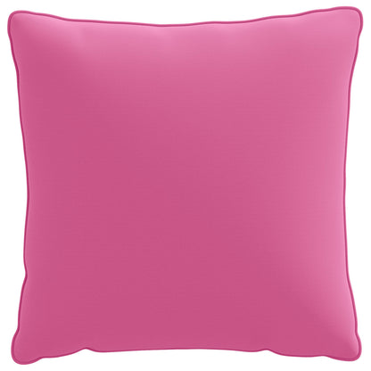 vidaXL 1-Piece Back Cushion PUTTEN 100% Polyester Pink 40 x 40 x 15 cm