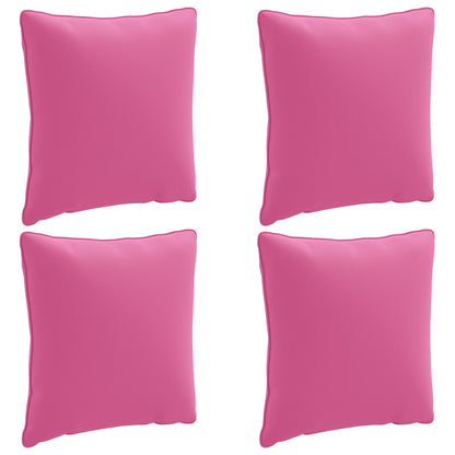 vidaXL 4-Piece Back Cushions PUTTEN 4 pcs 100% Polyester Pink