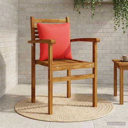 vidaXL 1-Piece Back Cushion PUTTEN 100% Polyester Red 40 x 40 x 15 cm