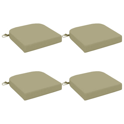 vidaXL 4-Piece Seat Cushions SOEST 4 pcs 100% Polyester Light Green