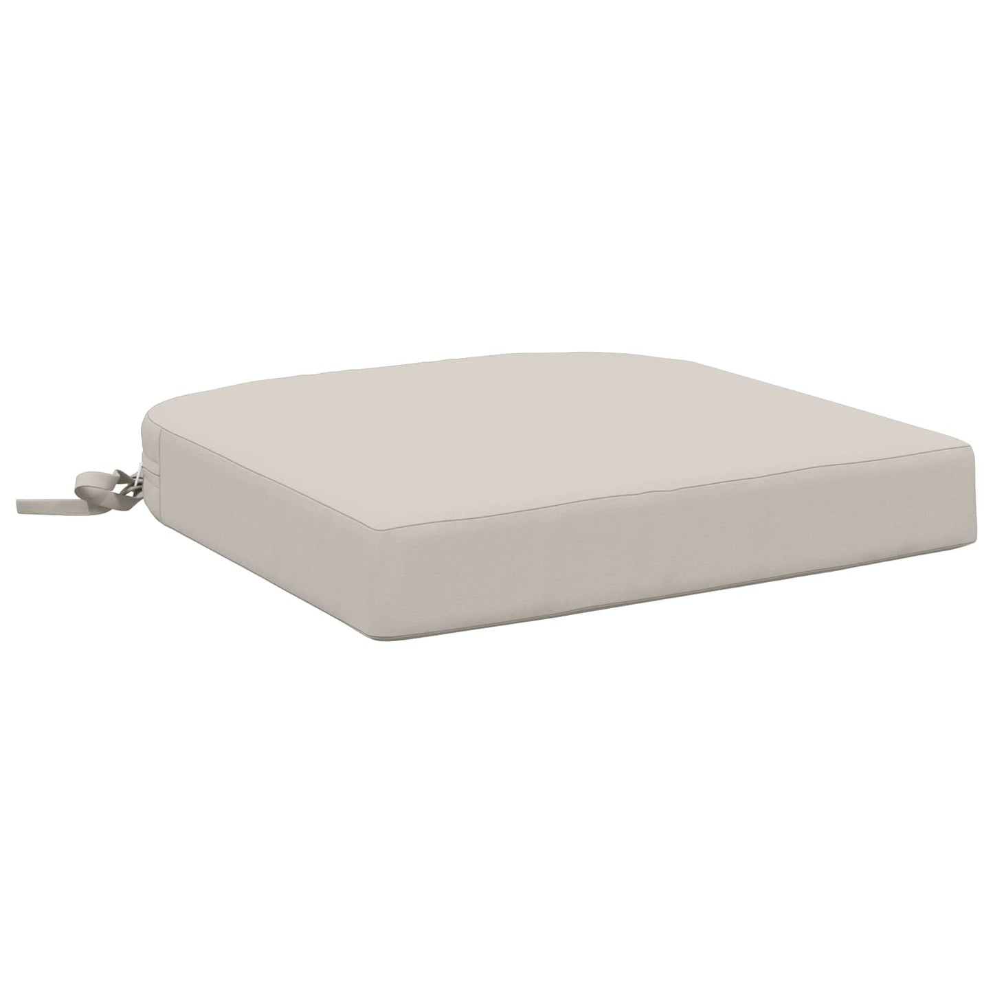vidaXL 1-Piece Seat Cushion SOEST 100% Polyester White 40 x 40 x 7 cm