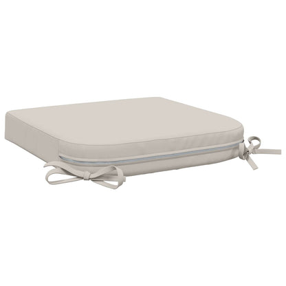 vidaXL 4-Piece Seat Cushions SOEST 4 pcs 100% Polyester White