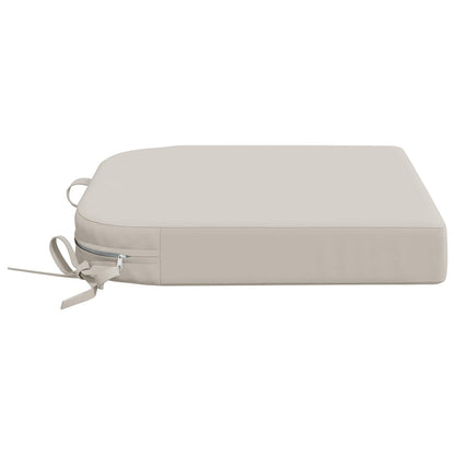 vidaXL 4-Piece Seat Cushions SOEST 4 pcs 100% Polyester White