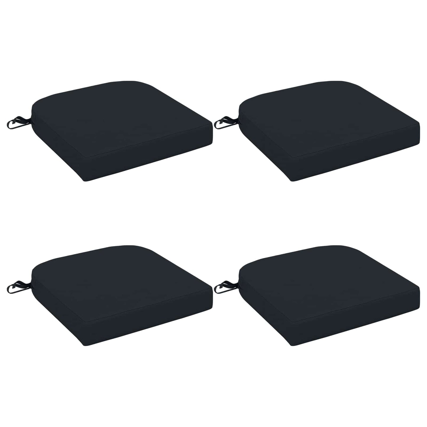 vidaXL 4-Piece Seat Cushions SOEST 4 pcs 100% Polyester Dark Blue
