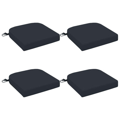 vidaXL 4-Piece Seat Cushions SOEST 4 pcs 100% Polyester Dark Blue