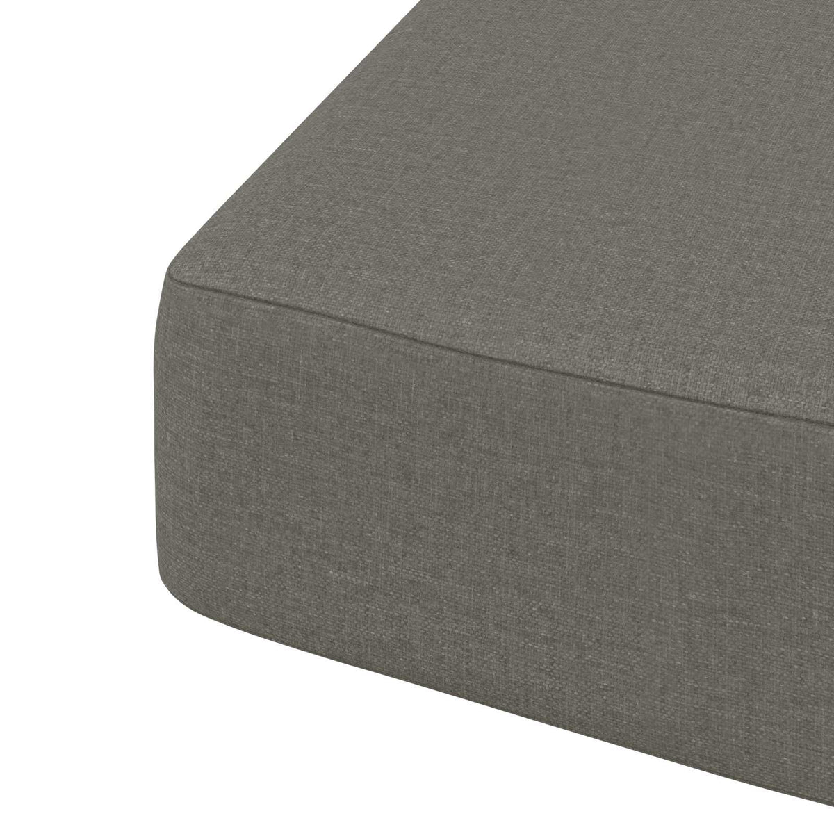 vidaXL 1-Piece Seat Cushion SOEST 100% Polyester Grey 40 x 40 x 7 cm