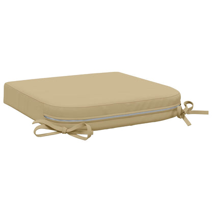 vidaXL 4-Piece Seat Cushions SOEST 4 pcs 100% Polyester Beige