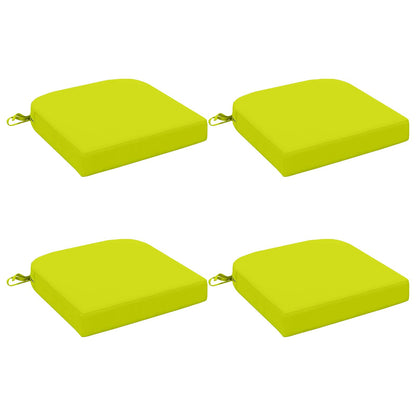 vidaXL 4-Piece Seat Cushions SOEST 4 pcs 100% Polyester Bright Green