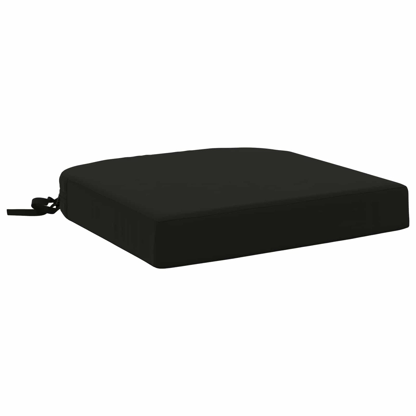 vidaXL 1-Piece Seat Cushion SOEST 100% Polyester Black 40 x 40 x 7 cm