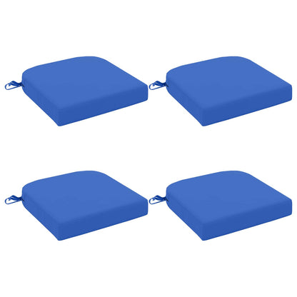 vidaXL 4-Piece Seat Cushions SOEST 4 pcs 100% Polyester Royal Blue