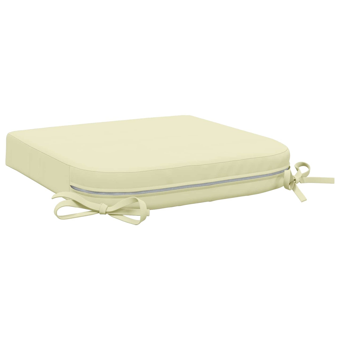 vidaXL 1-Piece Seat Cushion SOEST 100% Polyester Cream 40 x 40 x 7 cm