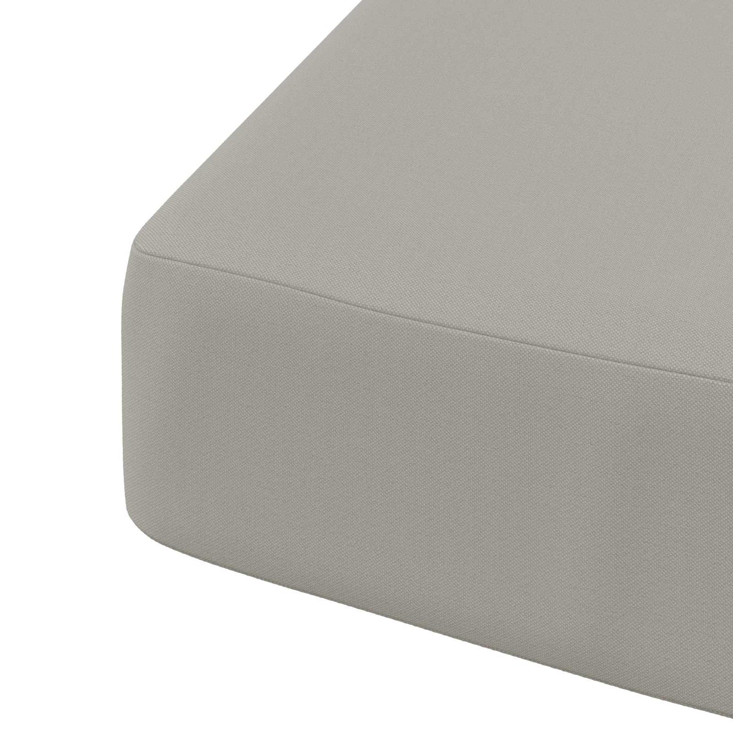 vidaXL 1-Piece Seat Cushion SOEST 100% Polyester Grey 40 x 40 x 7 cm